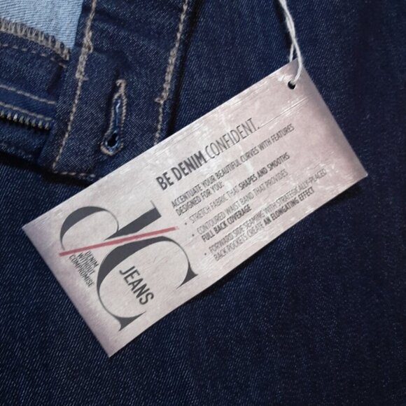 NEW Penningtons D/C Straight Leg Jeans Straight Fit Dark Wash Stretch Denim - Picture 9 of 14